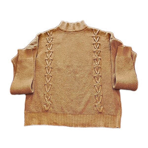 Tahari Women's Pullover Sweater Ribbed Knit, Size M, Goldenrod A2